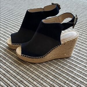 Kenneth Cole espadrille Blue Wedge Sandals